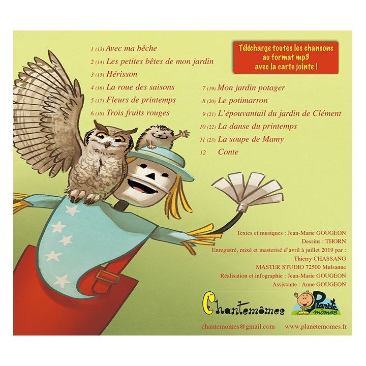CD Le secret du jardin de Clément