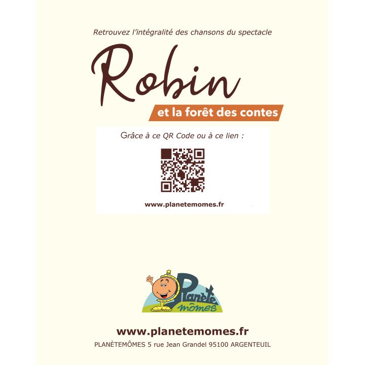 Audio-livre Robin et la forêt des contes